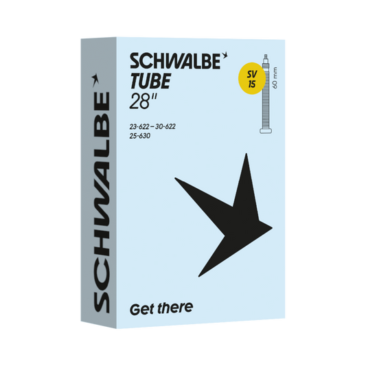 SCHWALBE TUBE 15 (28" / 700c) for 18/28c (60mm Presta Valve)