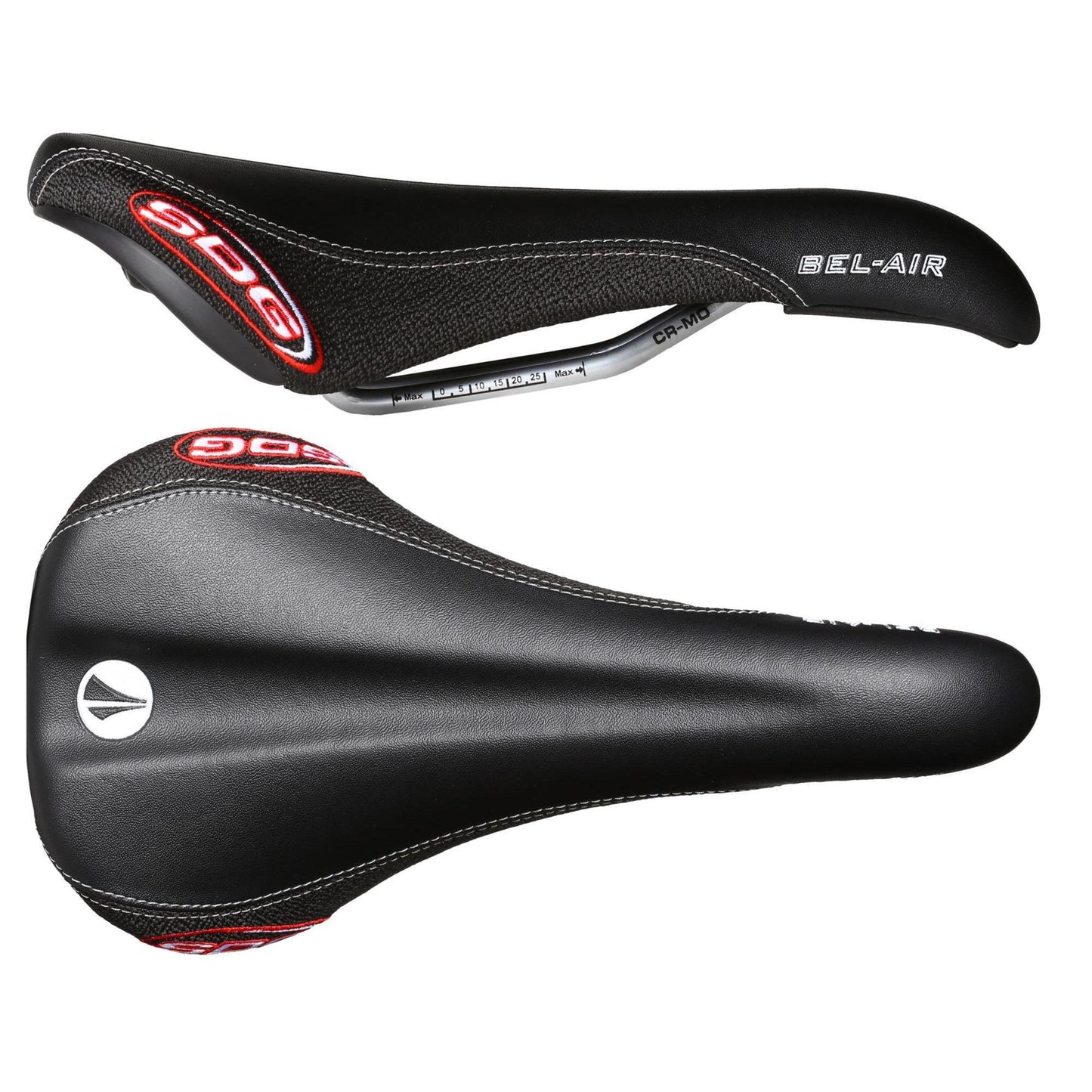 SDG Bel Air Cro-Mo Rail Saddle Black