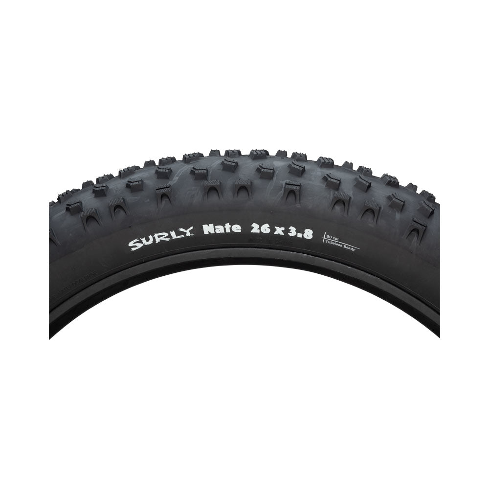 Surly Nate 26 x 3.8 120tpi Folding Fat Bike Tyre TLR