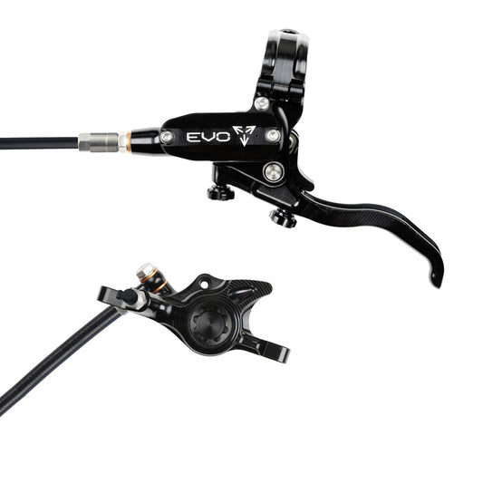 Hope Tech 4 EVO X2 Brake - Black/Black - Black Hose - No Rotor