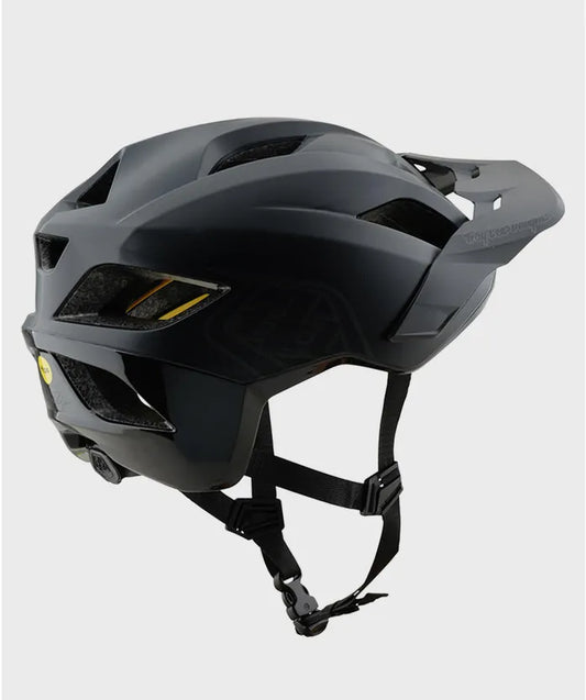 Troy Lee Designs Youth Flowline Point Helmet - Point Black / Charcoal