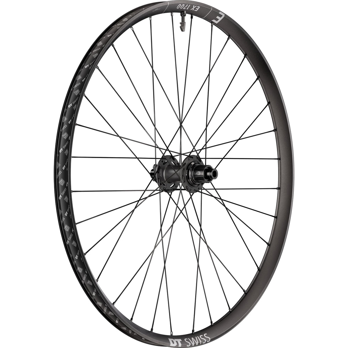 DT Swiss EX 1700 wheel, 30 mm rim, 12 x 148 mm BOOST axle , 29 inch rear MICRO SPLINE