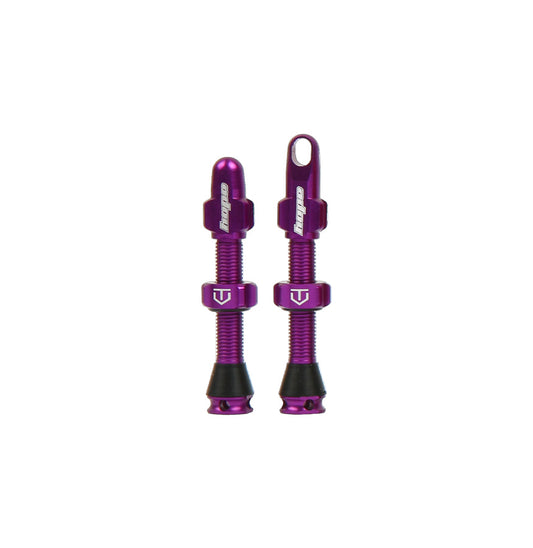 Hope Tubeless Valve Pair - 40mm - Purple