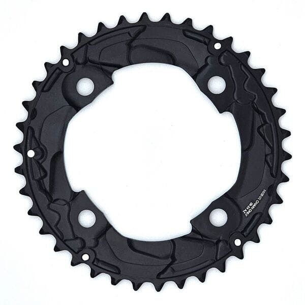 Shimano FC-M617 Deore 10 speed double outer chainring, 38T-AZ