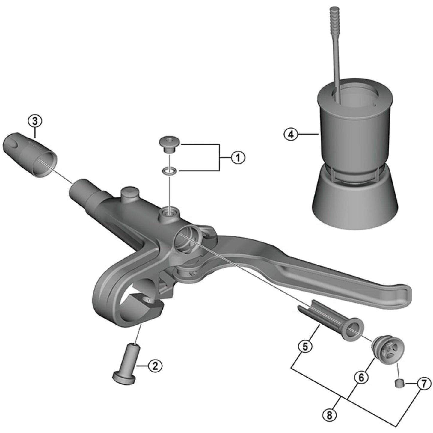 Shimano BL-M6000 bleed screw and O-ring