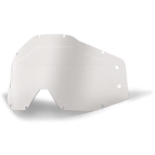 100% Accuri / Racecraft / Strata Anti-Fog Replacement Lens - Clear Anti Fog