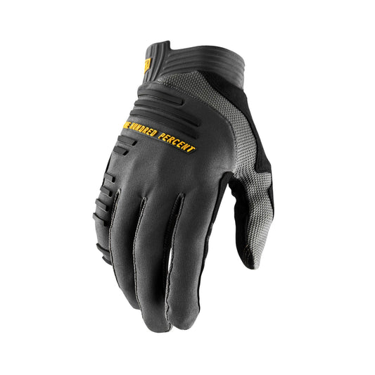 100% R-Core Glove - Charcoal Grey