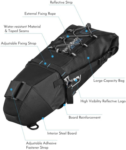 Sahoo Attack Series 10Ltr Large Waterproof Saddle Bag