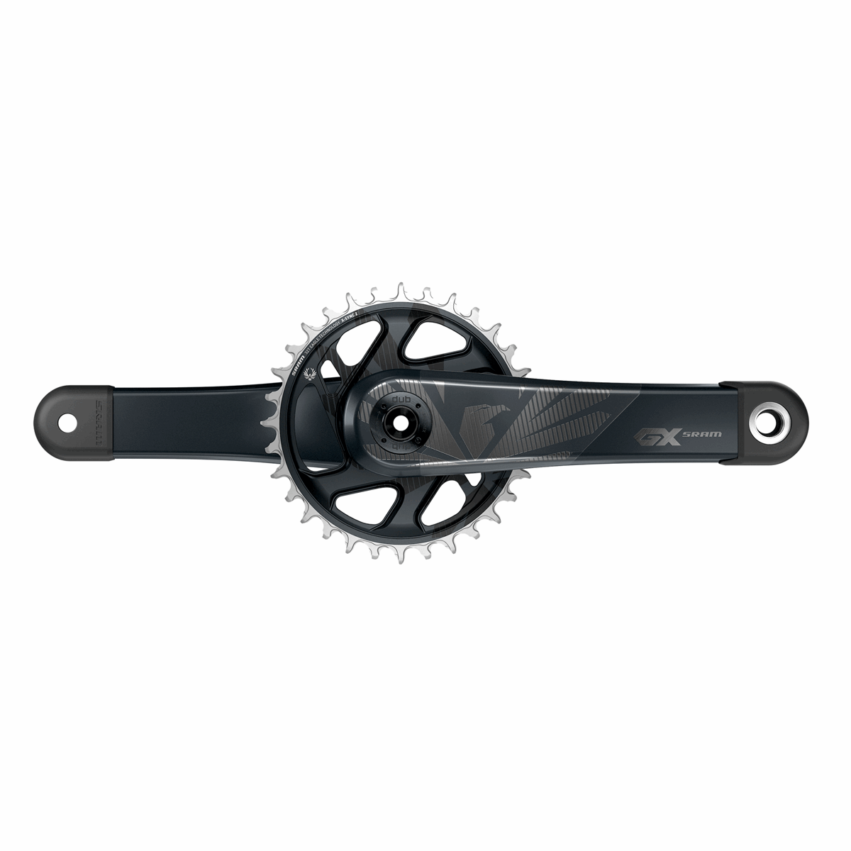 SRAM CRANK GX CARBON EAGLE BOOST 148 DUB 12S W DIRECT MOUNT 32T X-SYNC 2 CHAINRING (DUB CUPS/BEARINGS NOT INCLUDED)