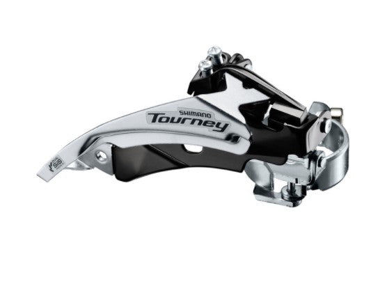 Shimano FD-TY510 MTB front derailleur, top swing, dual-pull and multi fit for 48T