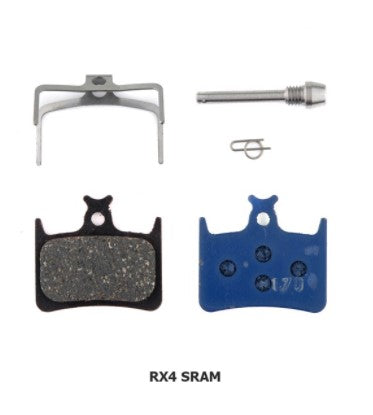 Hope RX4 SRAM Disc Brake Pads - Road Compound / Blue (HBSP359B)