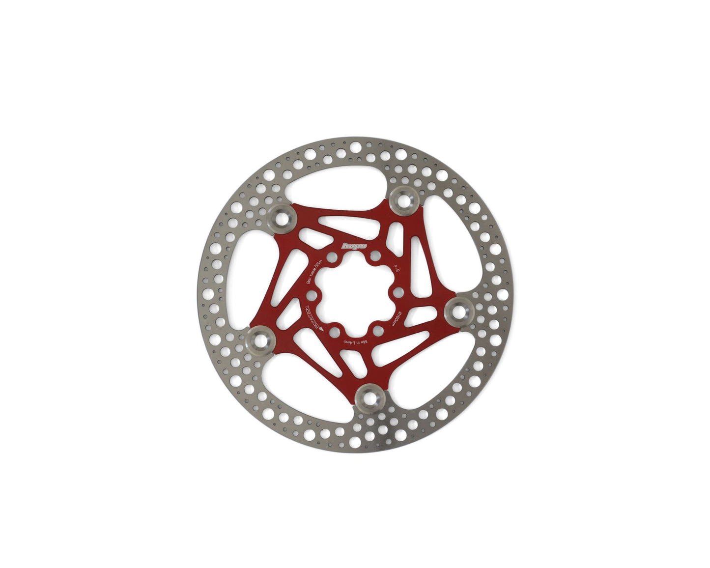 Hope Road Floating Disc - 160mm 6 Bolt - Red