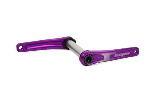 Hope EVO Crankset No Spider - 100mm FatBike - Purple