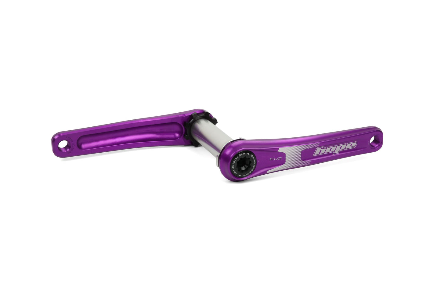 Hope EVO Crankset No Spider - 68/73mm - Purple