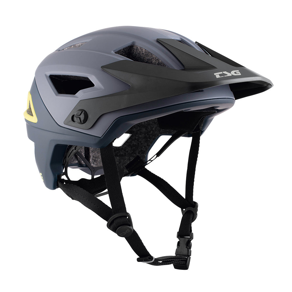 TSG Chatter Helmet - Satin Grey/Blue