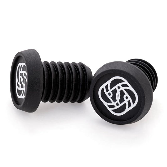 Gusset BMX Push-In plugs - Bar Ends (Pair) - Black