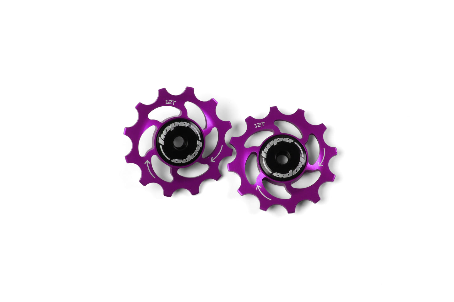 Hope 12 Tooth Jockey Wheels - Pair Purple