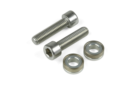 Hope M10 Stainless Steel Bolts/Washers (Pair) Trials/SS (HUB256)