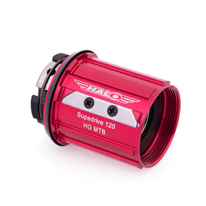 Halo MT Supadrive Cassette Body - Aluminium Red - Shimano HG
