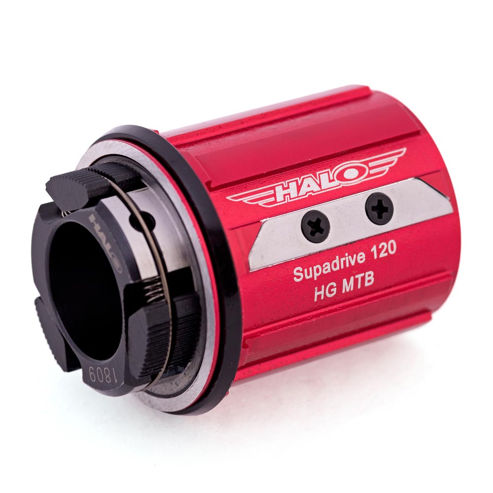 Halo MT Supadrive Cassette Body - Aluminium Red - Shimano HG
