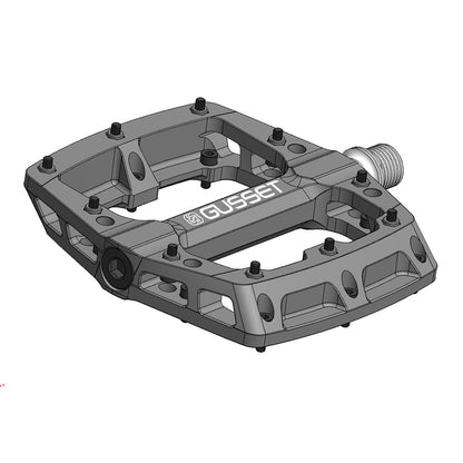 gusset slim jim cnc flat pedals Gusset Slim Jim Nylon Pedals – Slam69