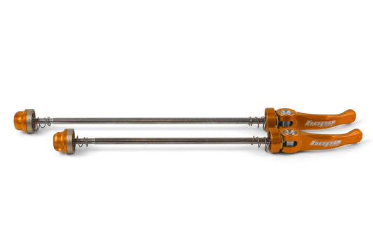 Hope Quick Release Skewer Pair - Fatsno 190mm Orange
