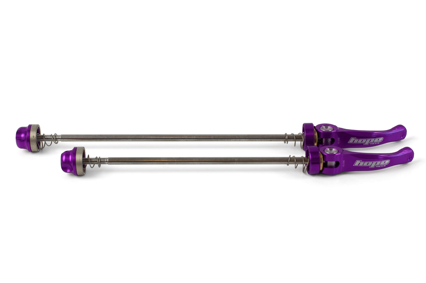 Hope Quick Release Skewer Pair - Fatsno 190mm Purple
