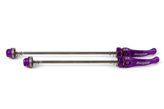 Hope Quick Release Skewer Pair - Fatsno 170mm Purple
