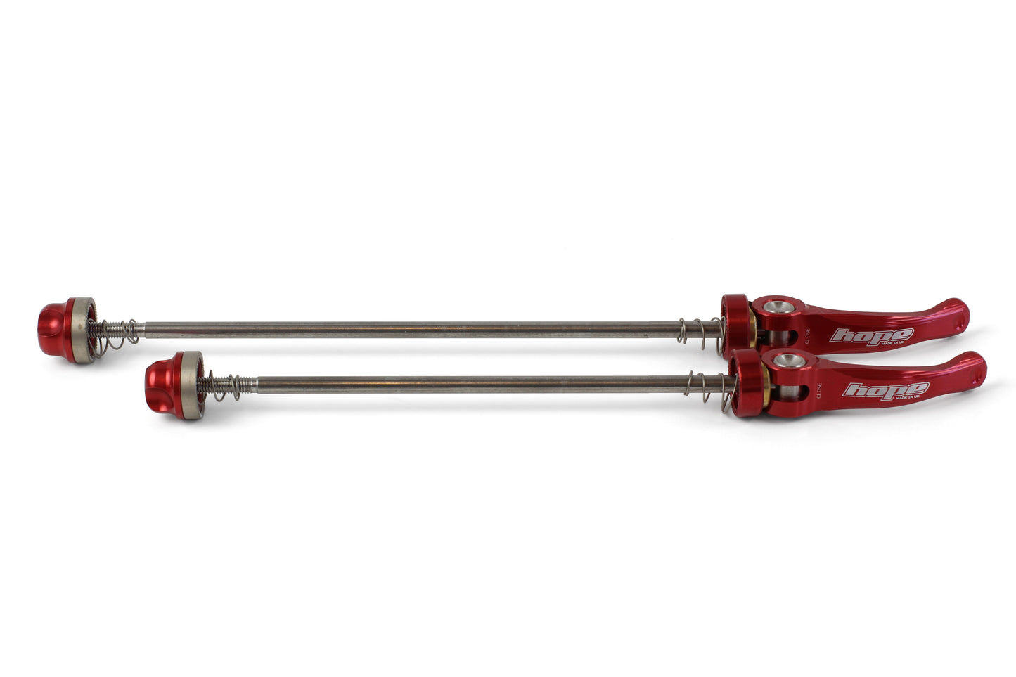 Hope Quick Release Skewer Pair - Fatsno 190mm Red