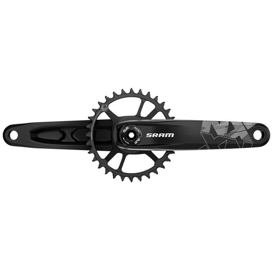 SRAM CRANK NX EAGLE DUB 12S W DIRECT MOUNT 32T X-SYNC 2 STEEL CHAINRING BLACK (DUB CUPS/BEARINGS NOT INCLUDED)