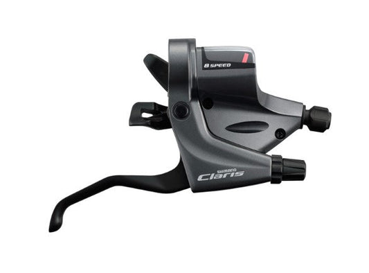 Shimano ST-RS200 / RS203 Claris 8-speed road flat bar levers, for triple (pair)