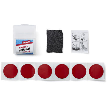 Weldtite Red Devils Puncture Patch Repair Kit (Glueless, Self seal)