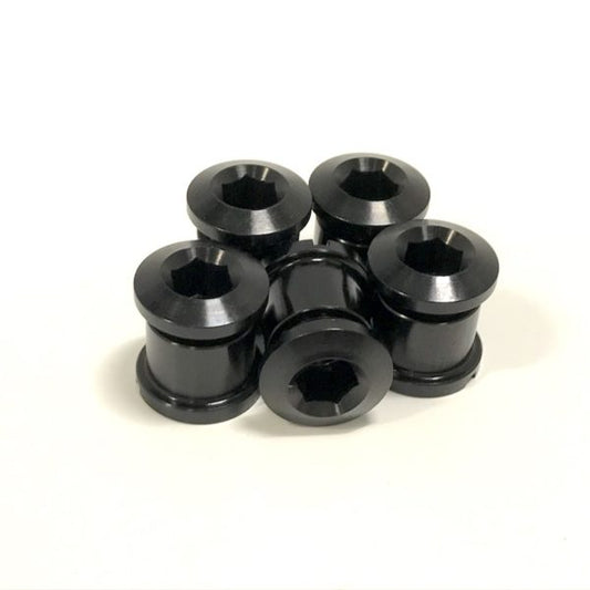 Middleburn Alloy Chainring Bolts - Black (Pack 5)