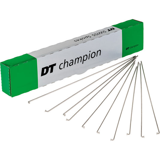 DT Swiss Champion 2mm 14g J-Bend Spokes - Silver (Each)
