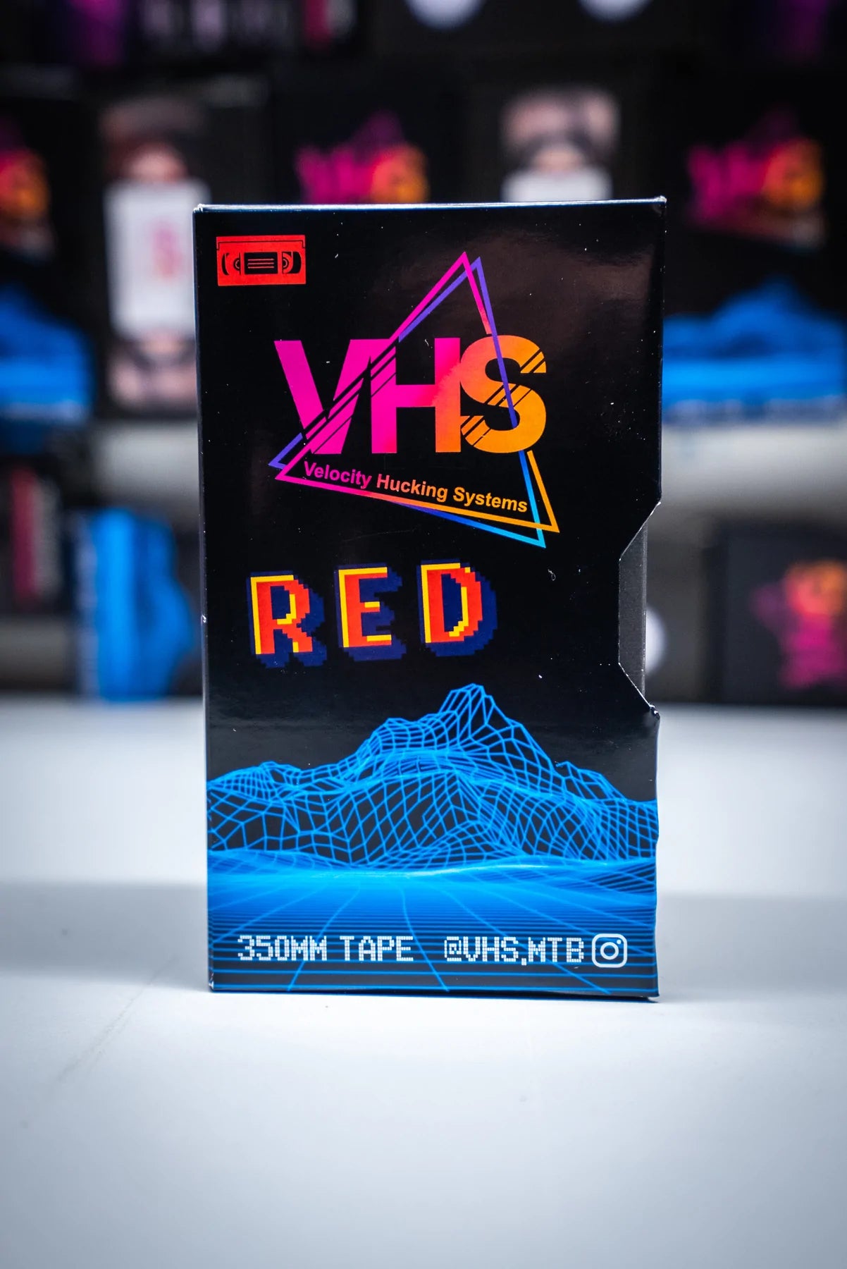 VHS v2.0 Colour Slapper Tape - Chainstay Protector - Red