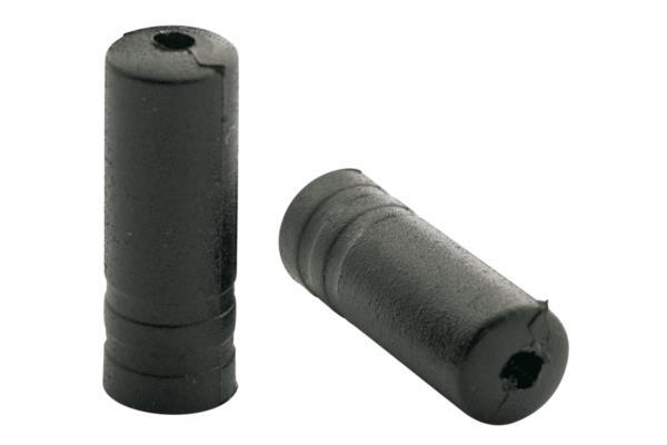 ELVEDES (ELV1160PVC4-1) PLASTIC FERRULES - 4MM BLACK