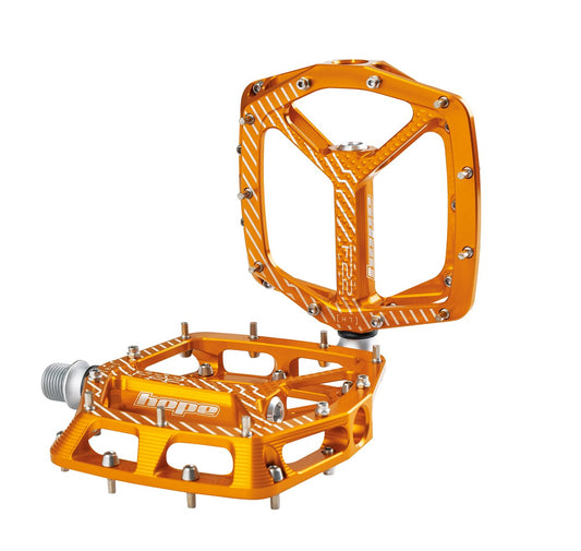 Hope F22 Pedals - Pair - Orange