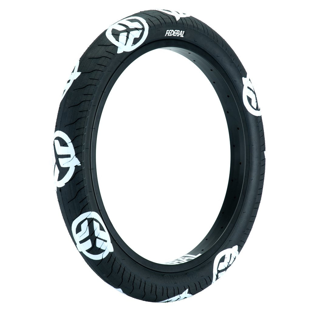 Federal Command LP Tyre - Black With White Logos 2.40"