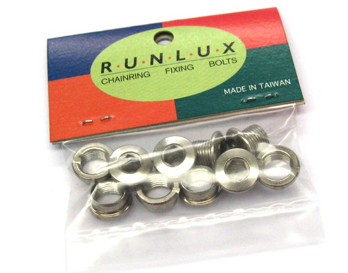 STAINLESS STEEL CHAINRING BOLTS FOR SINGLE CHAINSET (5)