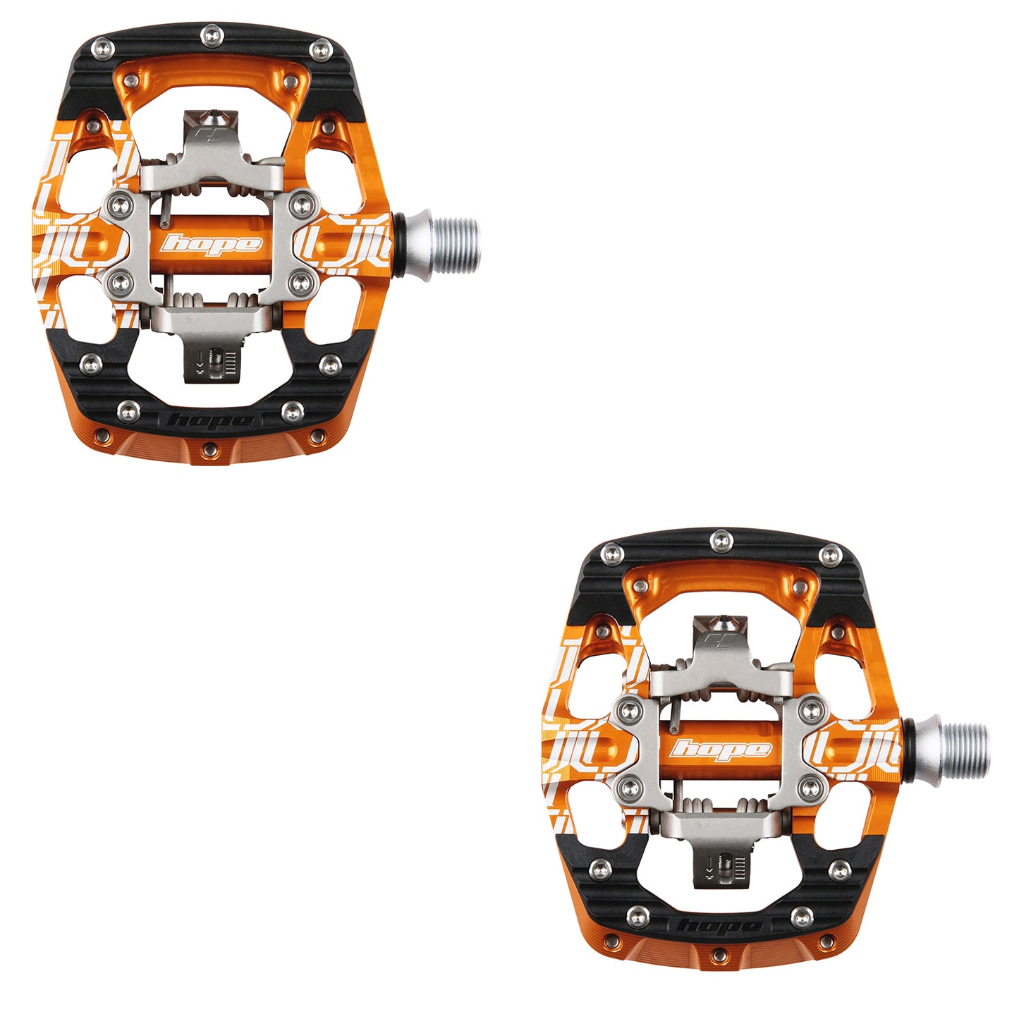 Hope Union Gravity Pedals - Pair - Orange