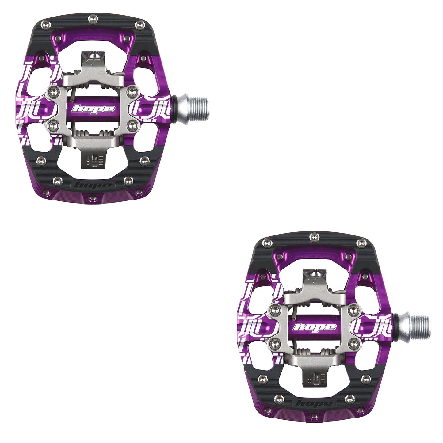 Hope Union Gravity Pedals - Pair - Purple