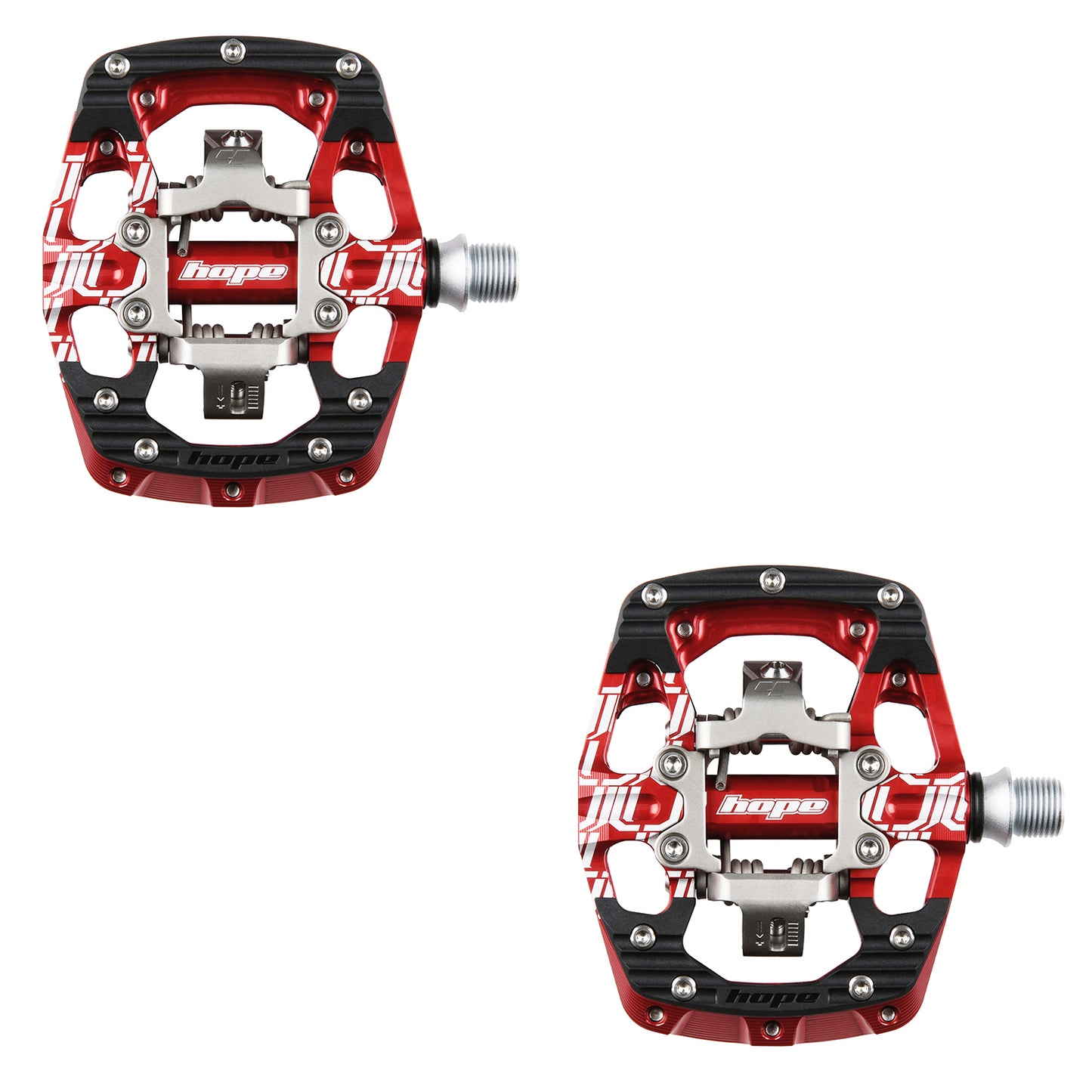 Hope Union Gravity Pedals - Pair - Red