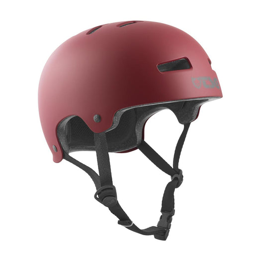 TSG Evolution BMX Helmet - Satin Oxblood Red