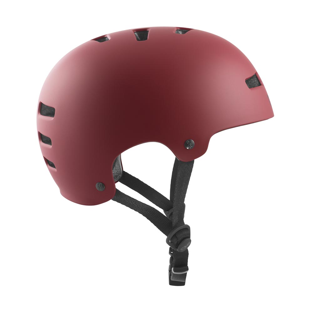 TSG Evolution BMX Helmet - Satin Oxblood Red