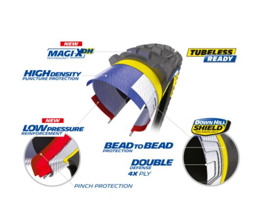 Michelin DH 22 Tyre Black 27.5 x 2.40" (61-584)