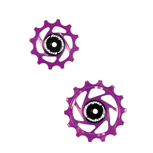 Hope 14T/12T Jockey Wheels - Pair - Purple