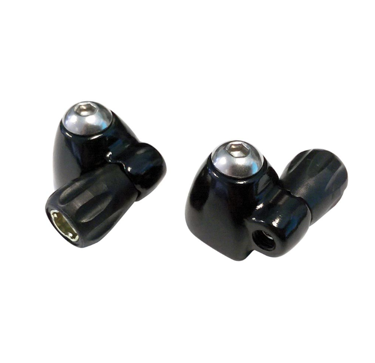 ID Downtube Cover/Adjusters - Black