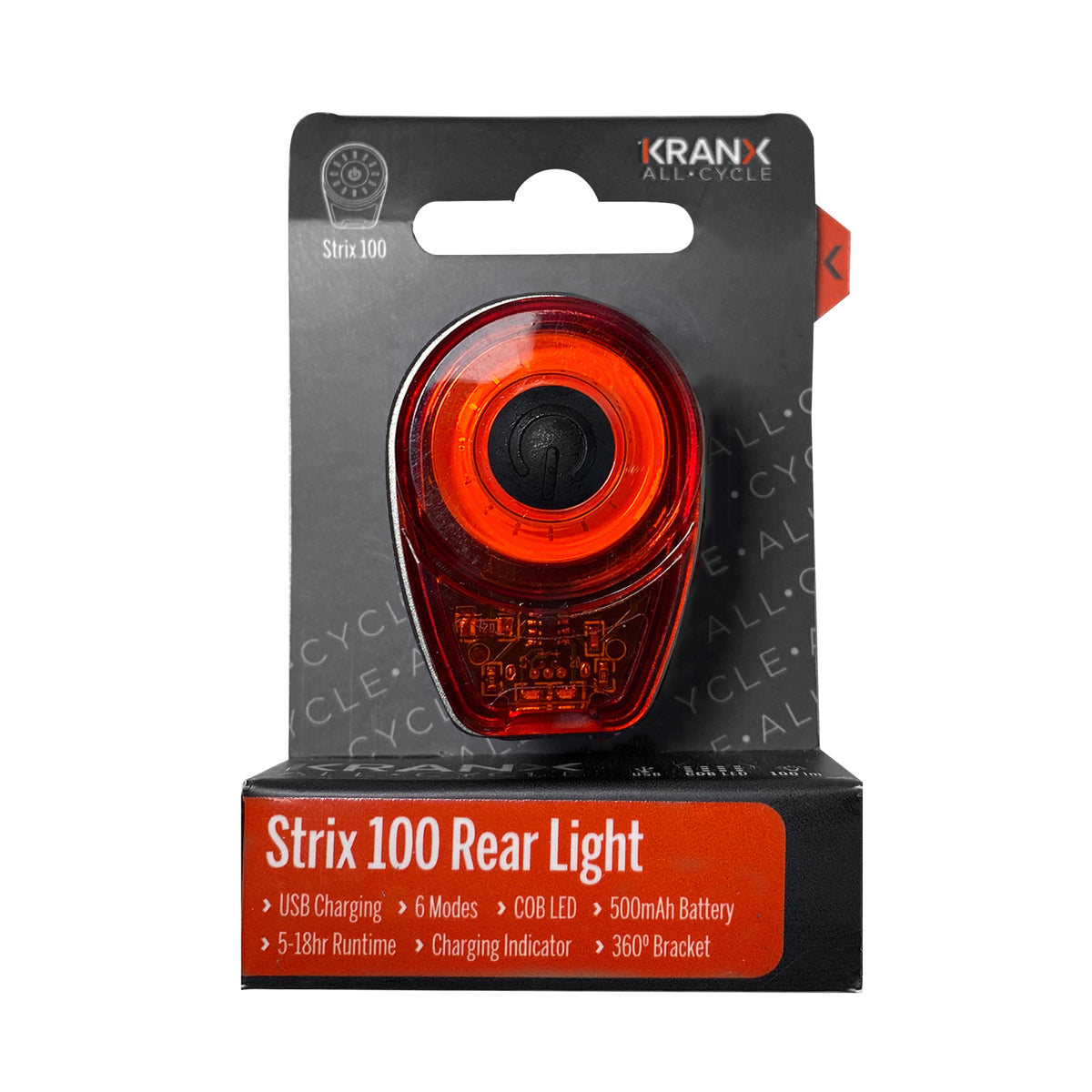 KranX Strix 100 USB Rear Light