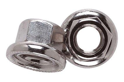Quality Flanged Wheel Nut with Revolving Washer (EACH)