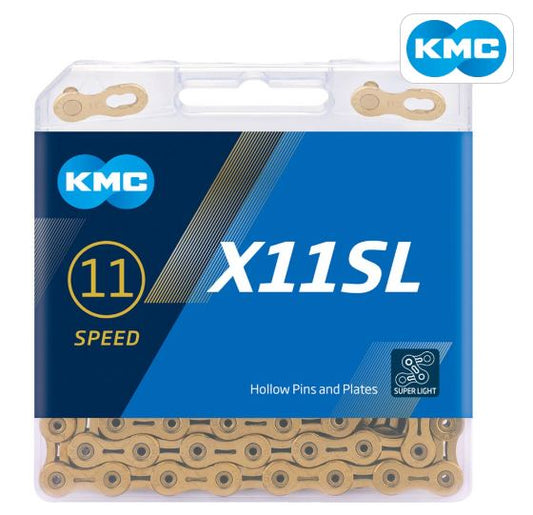 KMC X11-SL Gold Chain 118L - 11 Speed